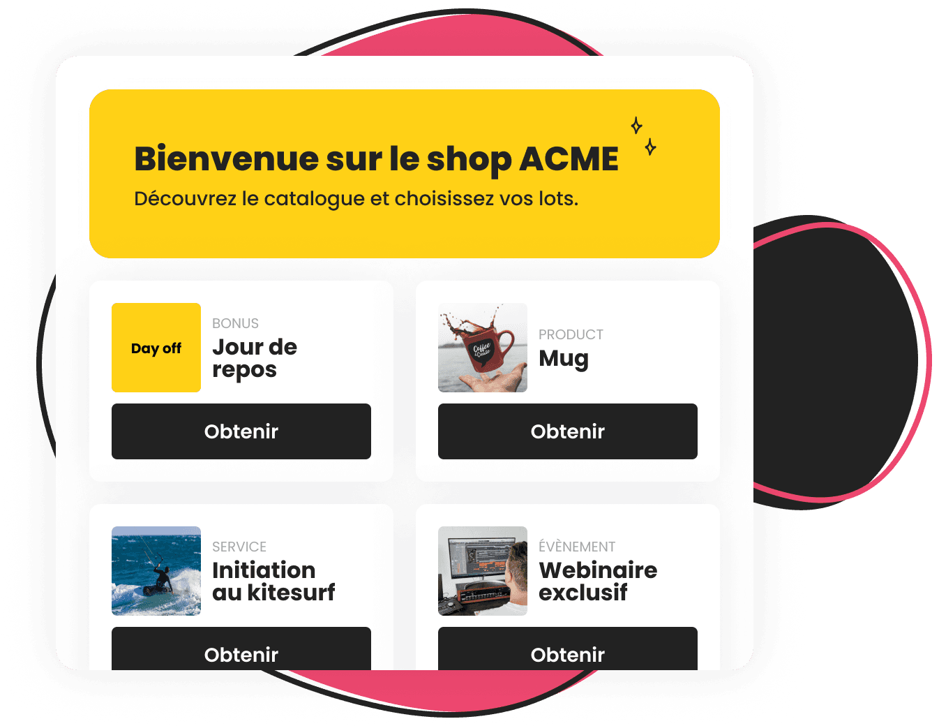 Créez le catalogue 
 qui vous ressemble